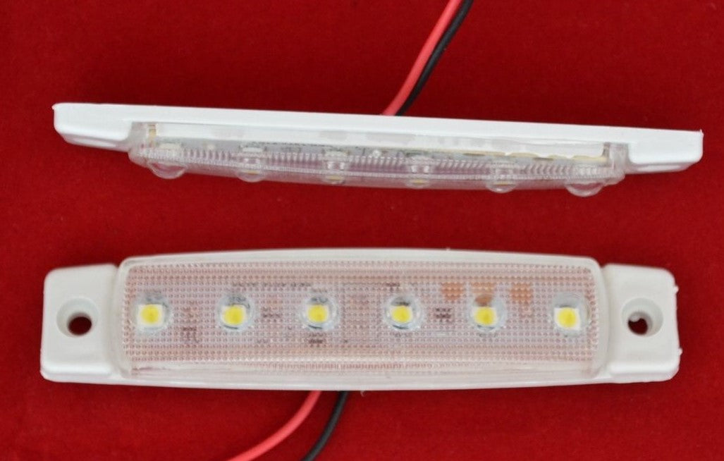 Témoin lumineux blanc – 12 V avec bords blancs