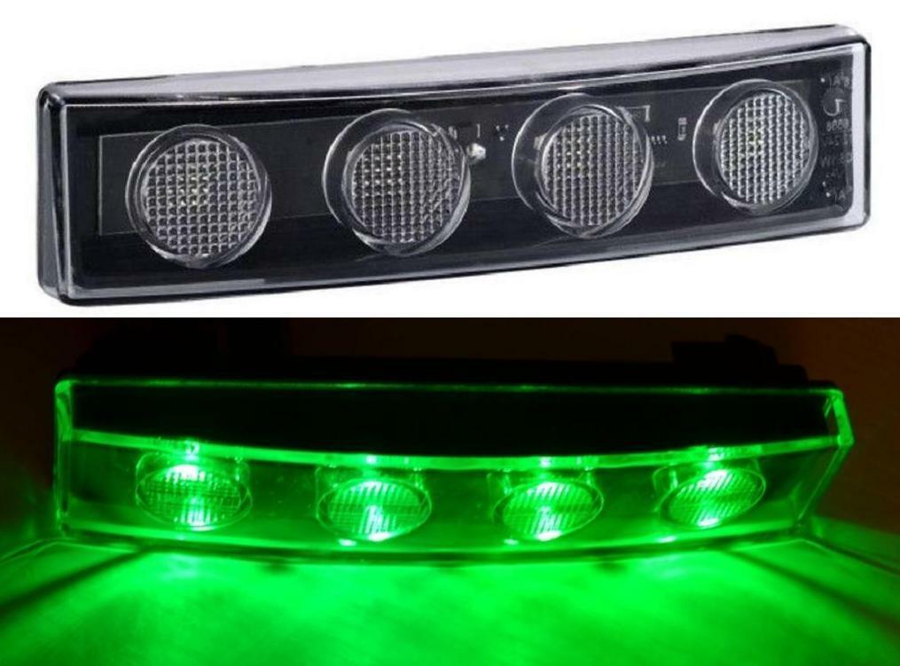 LED Roof Clearance Light suitable for Scania – Green, 12/24V