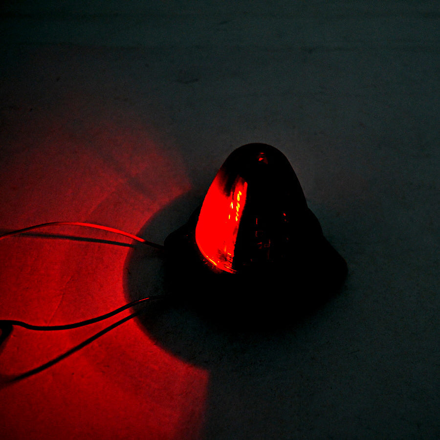 Feu de gabarit conique, 12 LED rouges, lampe de position extérieure 24 V