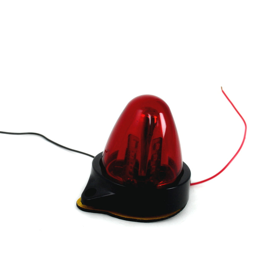 Feu de gabarit conique, 12 LED rouges, lampe de position extérieure 24 V
