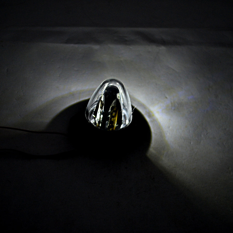 Feu de gabarit conique blanc, 12 LED, lampe de position et de signalisation 24 V