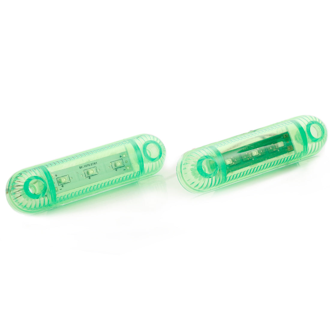 Feu de gabarit latéral LED, cabochon vert, lampe de gabarit et de position 24 V