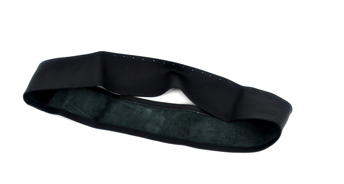 Калъф за волан – черна кожа, подходящ за Renault Magnum