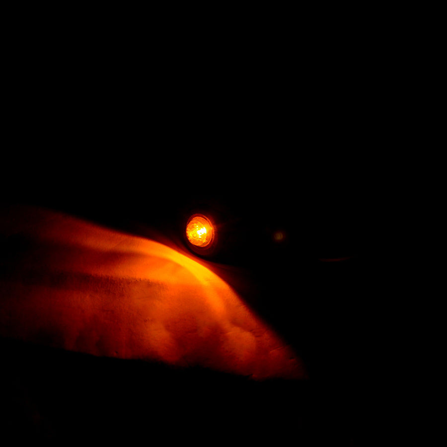 Feu de gabarit rond LED Eagle Eye, jaune, 12/24 V, 30 mm