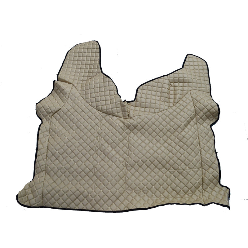 Tapis de sol central en cuir – adapté pour Volvo FH 2013+, cuir synthétique (éco-cuir) beige