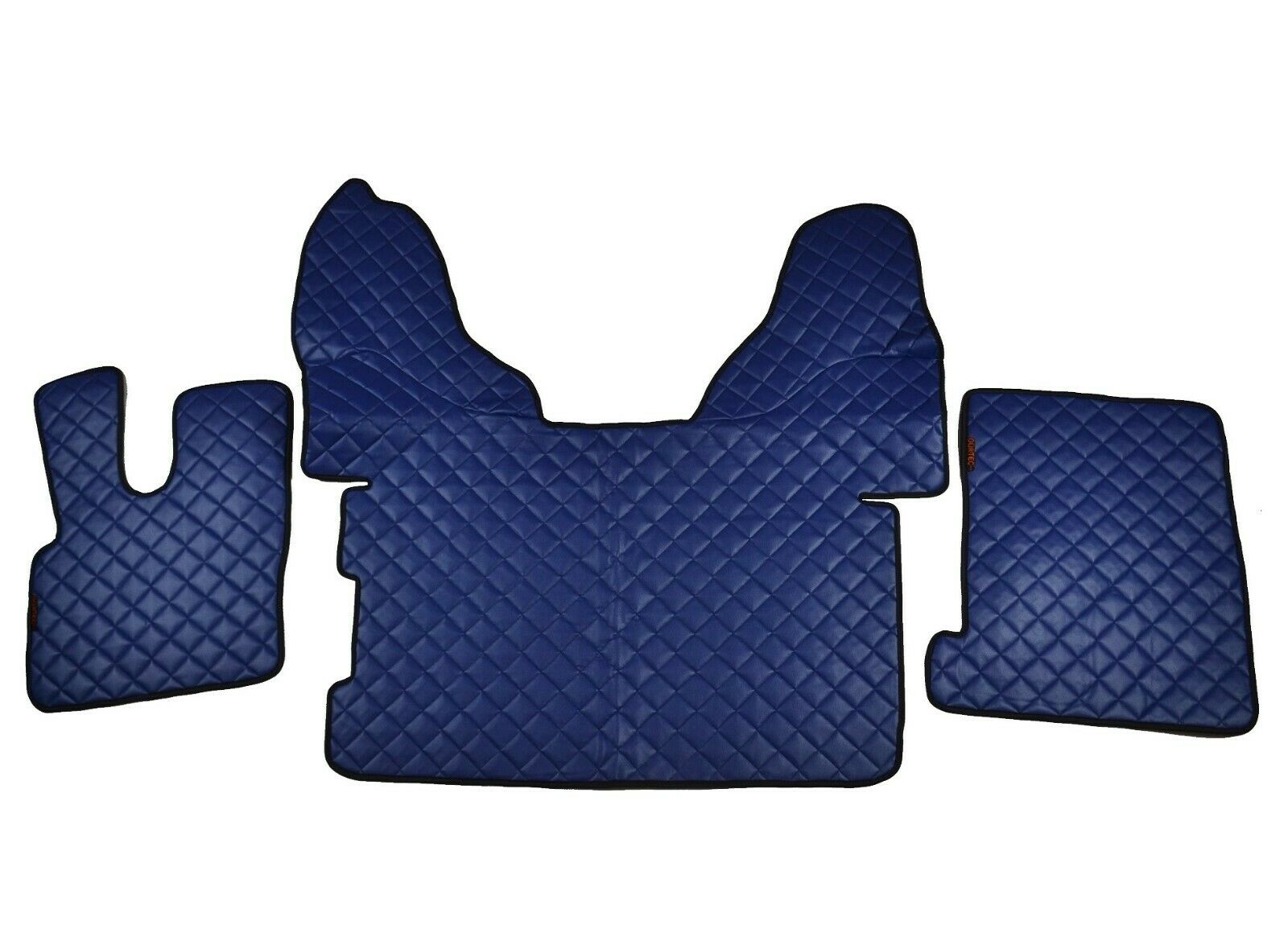 Blue Eco Leather Floor Mats – suitable for DAF XF 106, Anti-Slip, 2014+