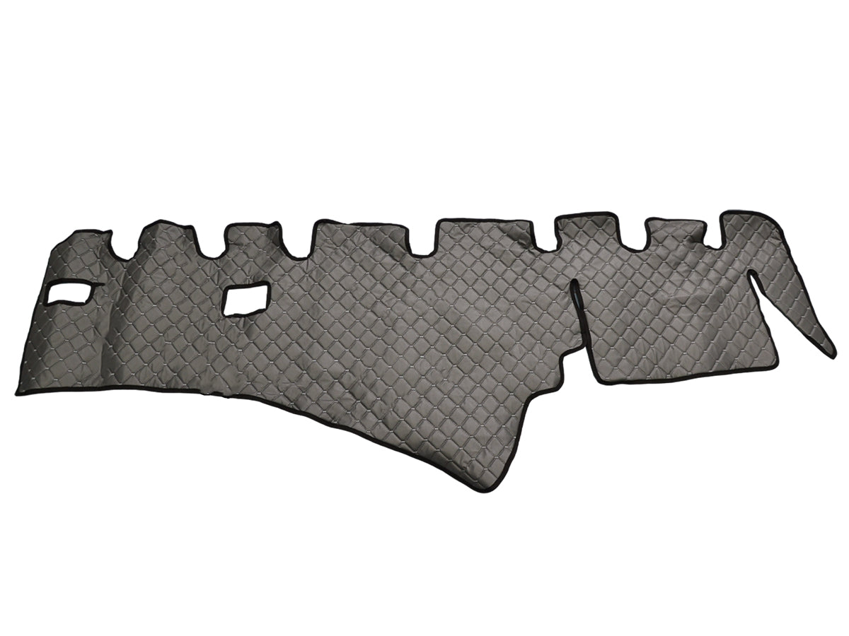 Armaturenbrettmatte – Kunstleder (Eco-Leder), dunkelgrau, geeignet für Scania R 2009–09/2016