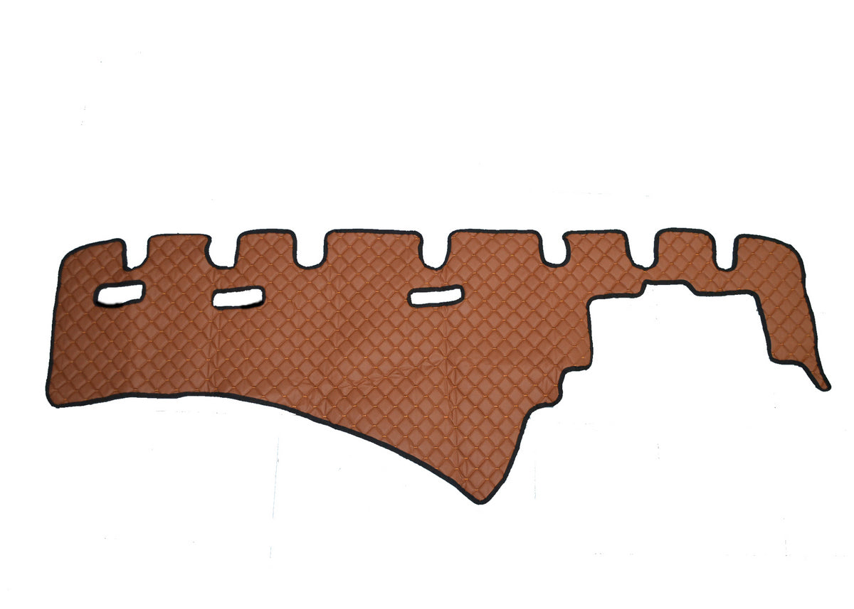 Dashboard Mat – Eco Leather, Brown, suitable for Scania R Streamline 2009–2016
