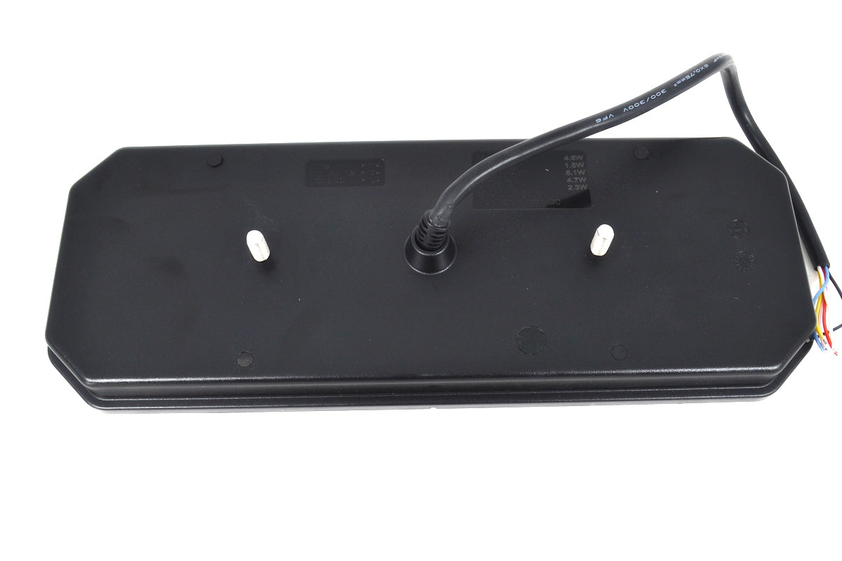 Right LED Neon Tail Light – 35 cm, 5 Functions, 12/24 V, Diamond Reflector