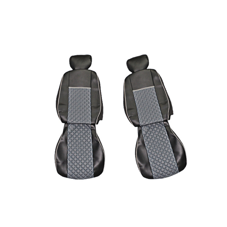 Housses de siège adaptées pour Volvo FH Euro 4 – Gris/Noir, 2000–2004