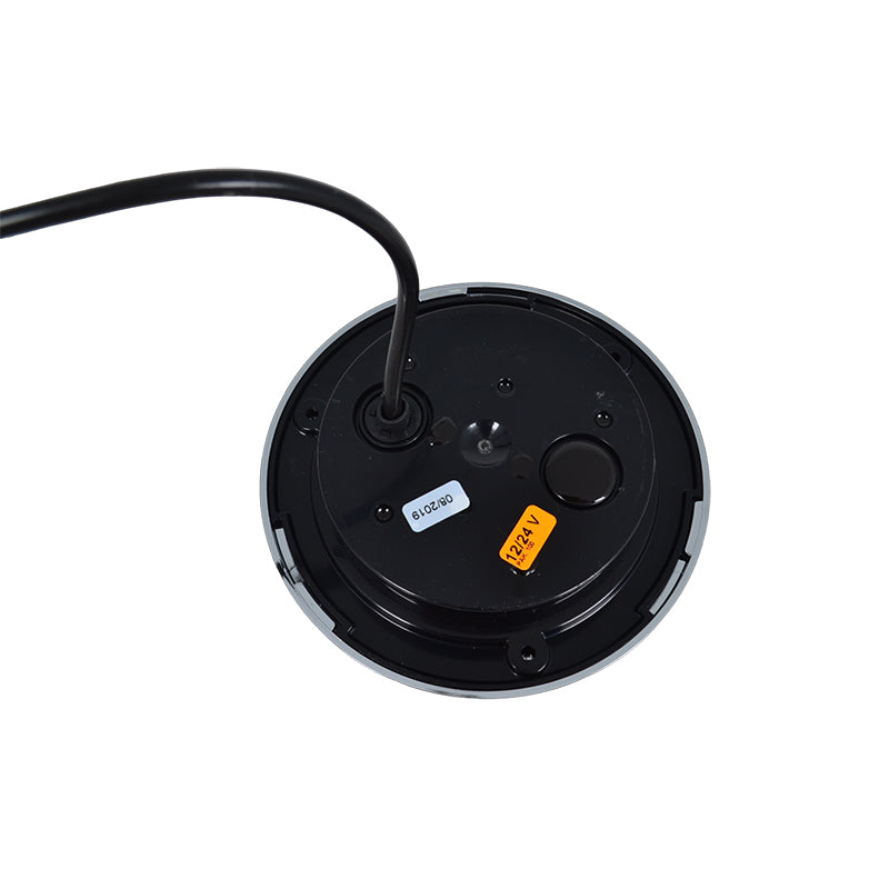 LED заден стоп тип "хамбургер", ляв, с хромиран ринг, 12/24V комбинирана задна лампа