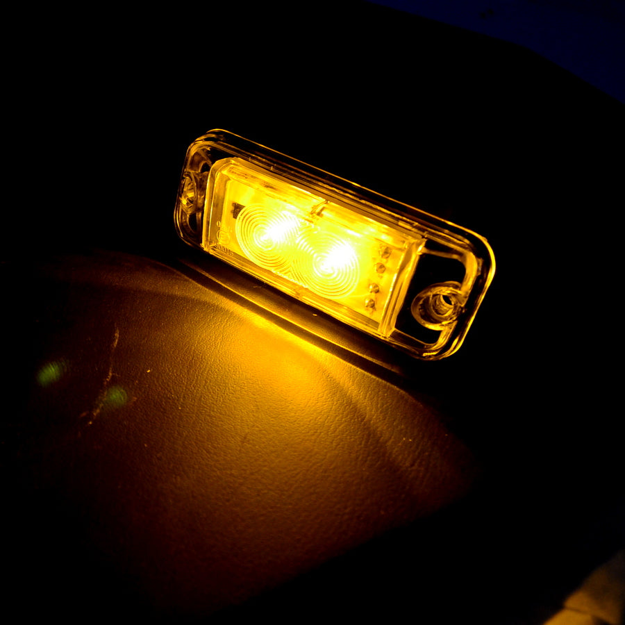 Φωτιστικό σκιάστρου LED – Κίτρινο, κατάλληλο για Mercedes Actros MP2/MP3