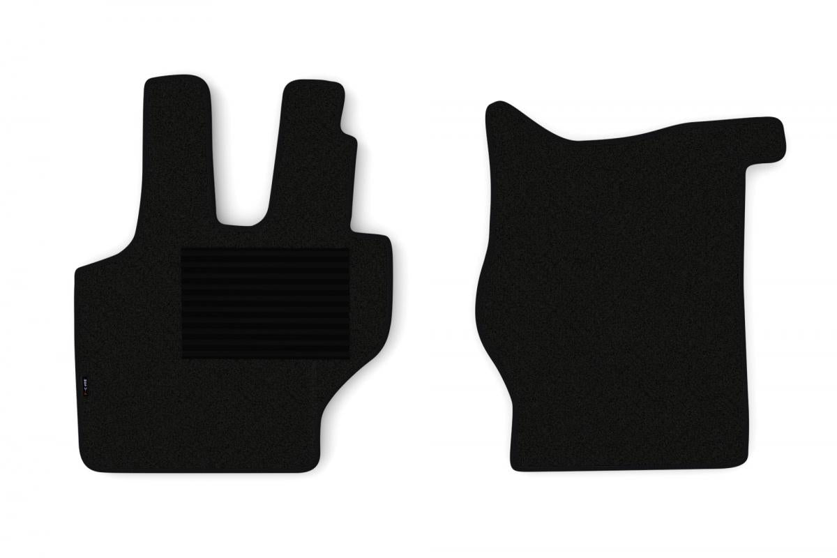 Jeu de tapis de sol en moquette – adapté pour Mercedes 814 (01.1983–12.1998), noir