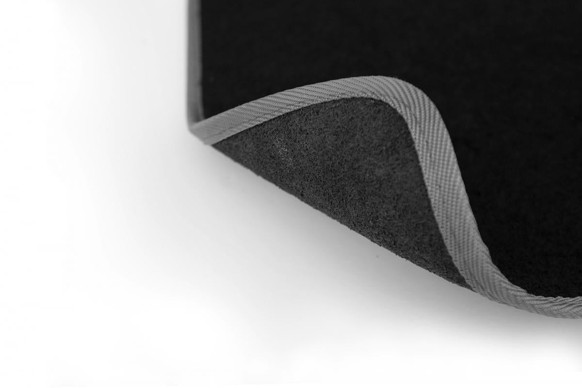 Carpet Floor Mat Set – suitable for Iveco Daily IV and V, 2 Pieces, Grey Edging