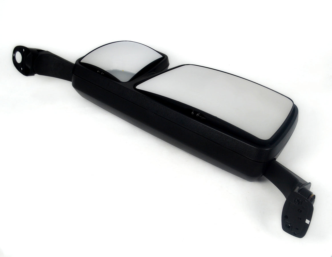 Left Exterior Mirror Suitable for Mercedes Actros MP4 – 24V, Motorized Adjustment, Grey Cap