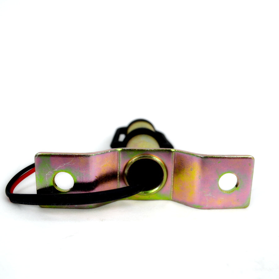 Support métallique pour gyrophare – hauteur 105 mm, diamètre de base 114 mm, entraxe de fixation 86 mm