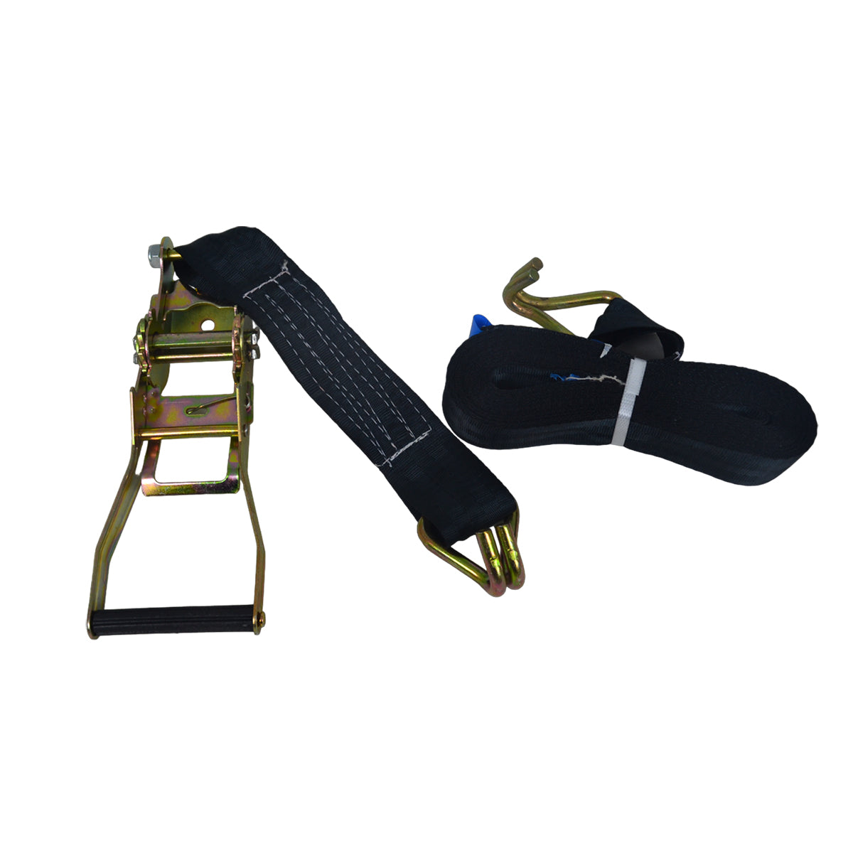 Sangle d’arrimage à cliquet pour chargement – 12 m, fixation de charge renforcée