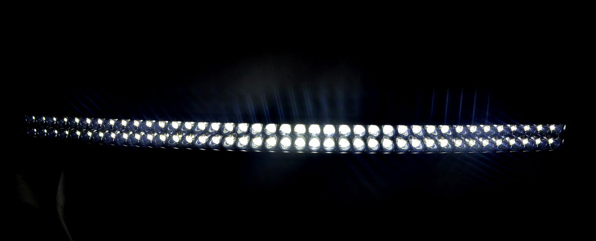Rampe lumineuse LED incurvée – 240 W, 80 LED Epistar, 105 cm, 12/24 V