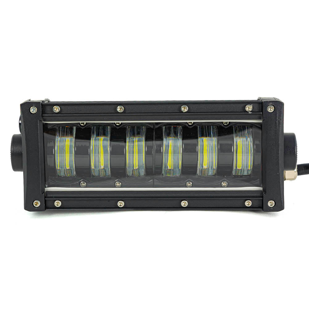 Barre lumineuse LED 48 W 12/24 V – Projecteur compact tout-terrain et de travail, 190 x 75 x 90 mm