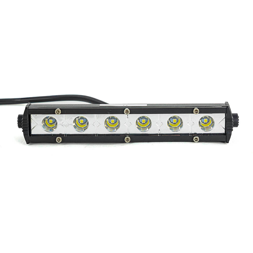 Мини LED светлинна греда – 18W, 6 диода, компактен допълнителен автомобилен фар