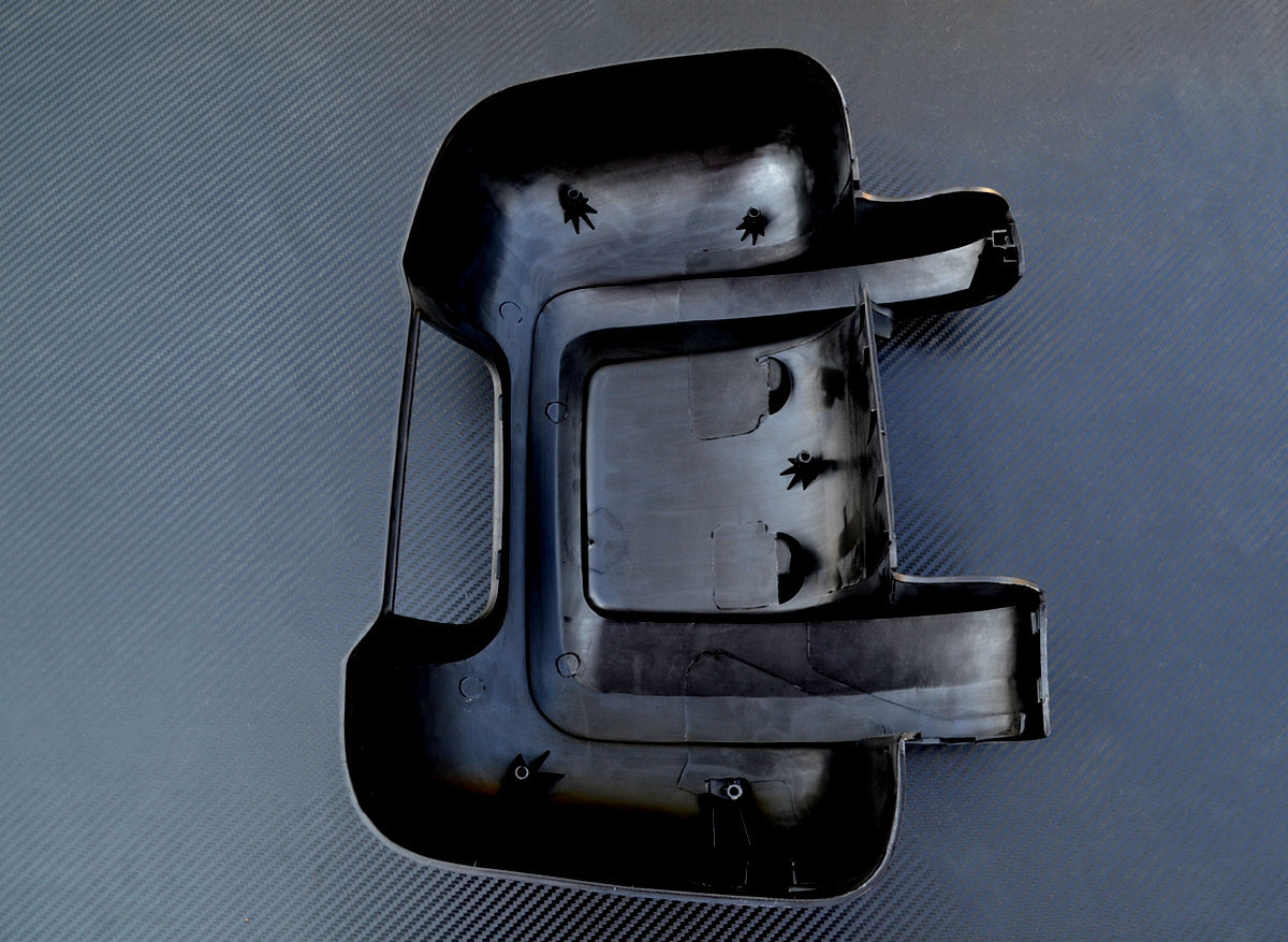 Left Exterior Mirror Cover – suitable for Citroen, suitable for Fiat and suitable for Peugeot Boxer, Ducato, Jumper, Black ABS