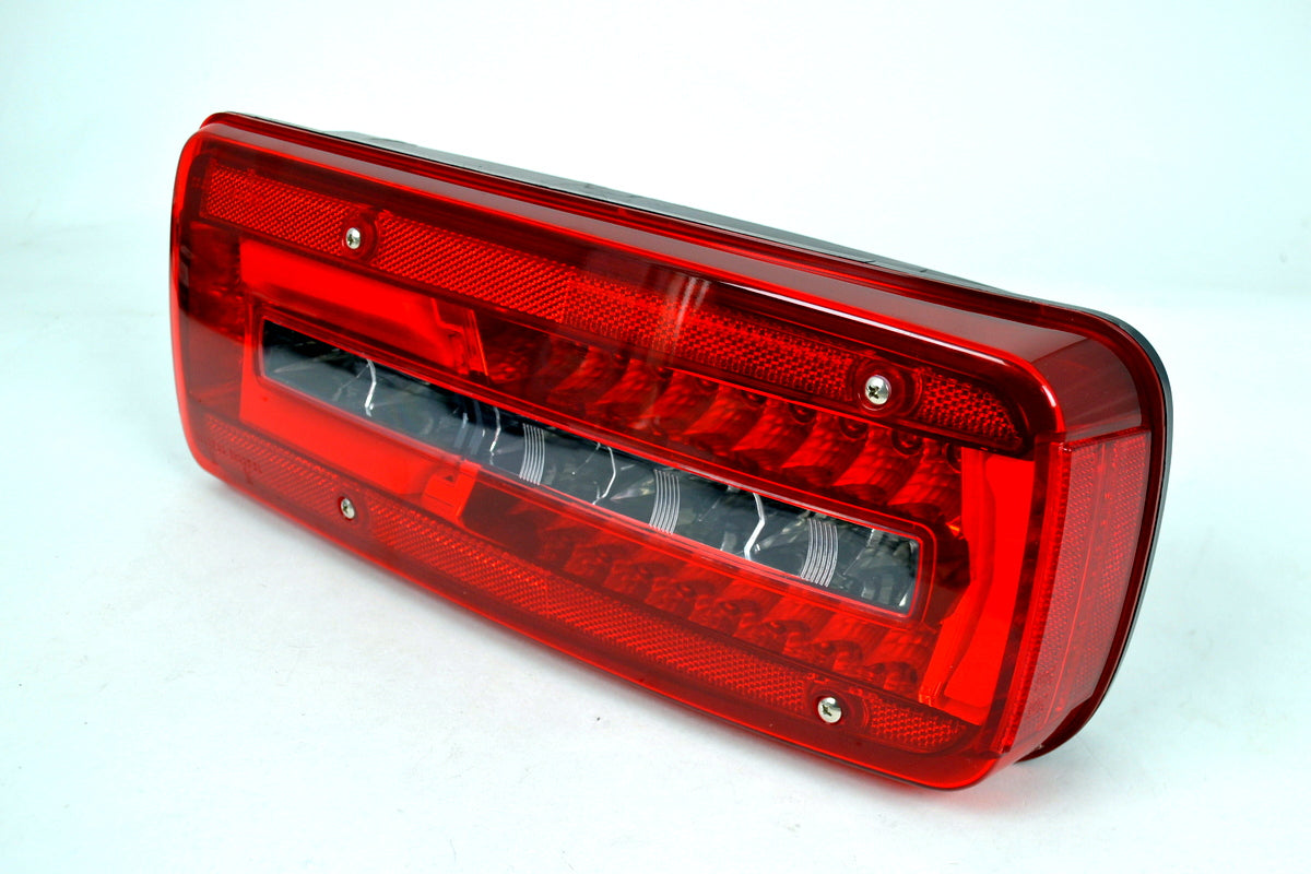 Десен LED комбиниран заден фар – подходящ за MAN TGX Euro 6, 24V, 400×160×90 mm