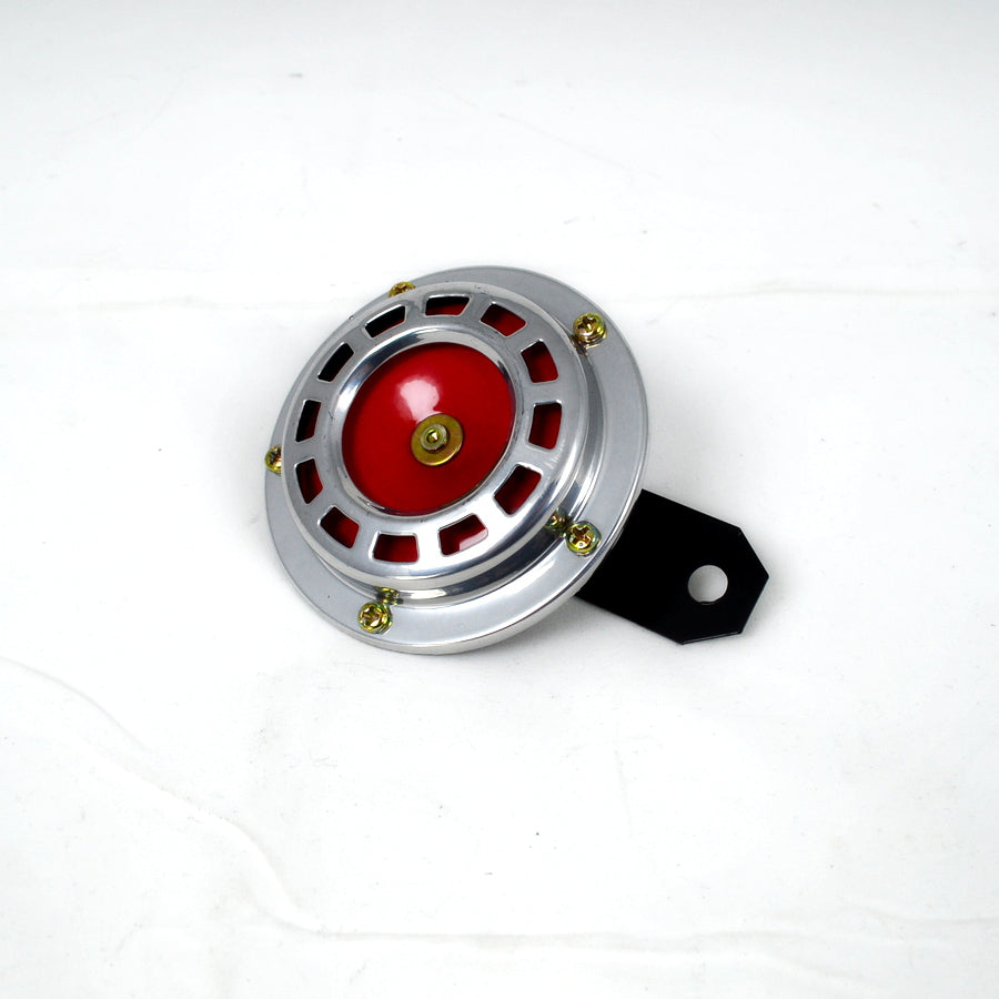 Round Metal Horn – 12V, 90mm, 110dB