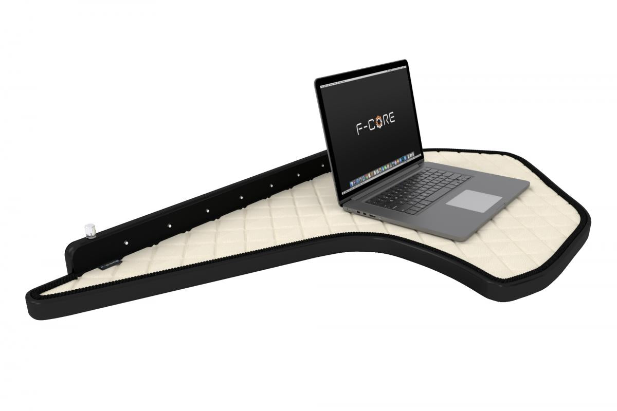 Централна маса за камион с LED – подходяща за DAF XG, XG+ и XF NG (от 10.2021), цвят шампанско