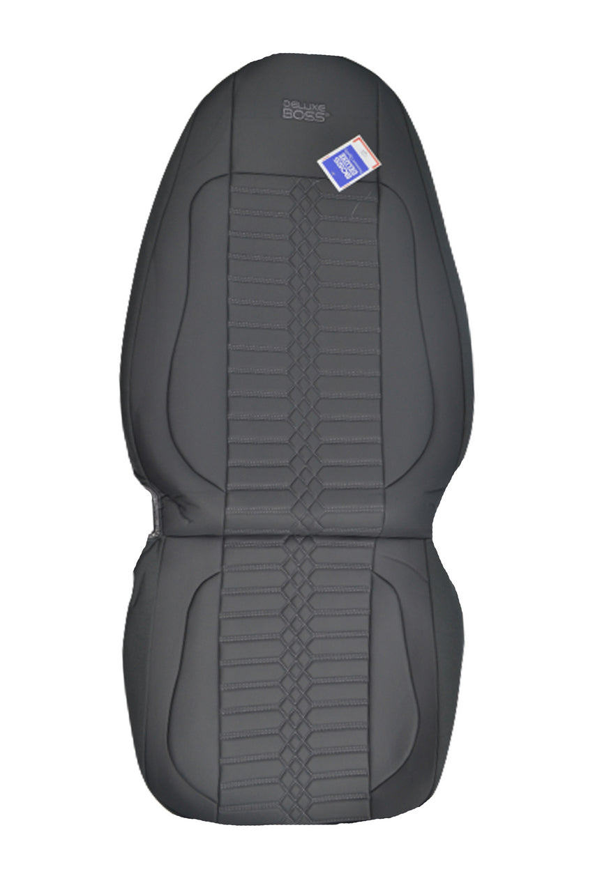 Housses de siège en cuir gris – adaptées pour camions Scania