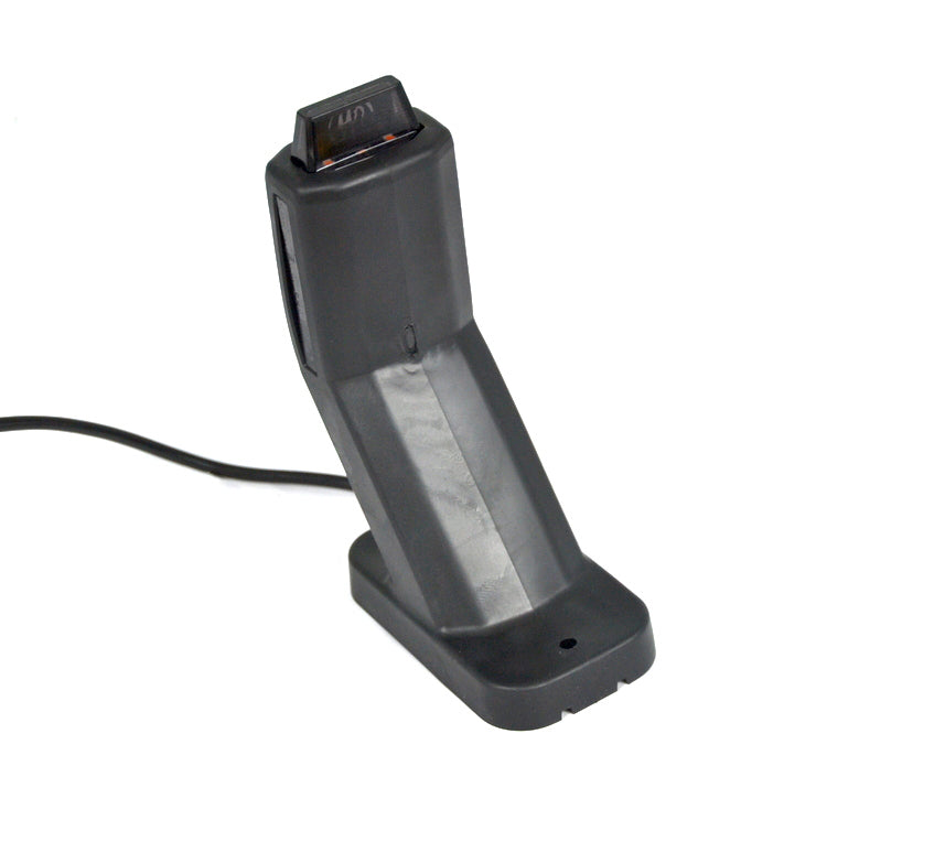 Троен LED габарит, десен „horn“ тип, червен/бял/жълт, 12/24V