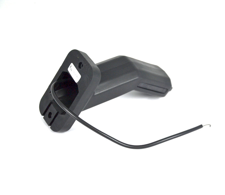 Троен LED габарит, десен „horn“ тип, червен/бял/жълт, 12/24V