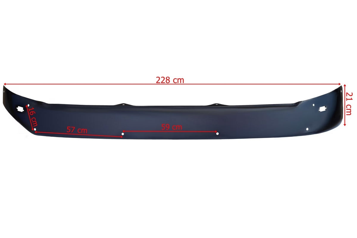 Pare-soleil adapté pour Mercedes MP4 – 240 x 20 cm, avec kit de montage