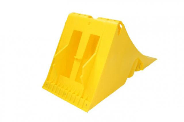 Wheel Chock with Stand, 47.5 cm Tire Contact Length, 28 × 38.5 × 20 cm