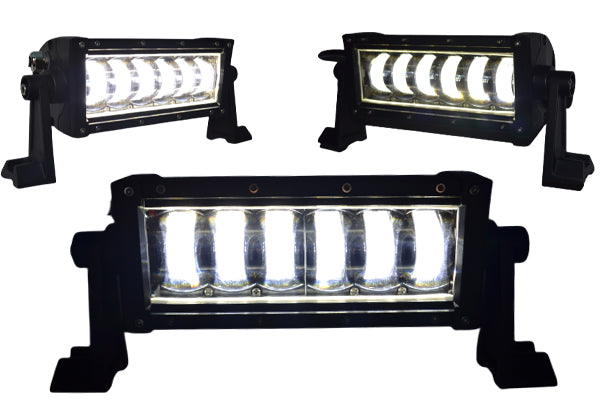 Barre lumineuse LED 48 W 12/24 V – Projecteur compact tout-terrain et de travail, 190 x 75 x 90 mm