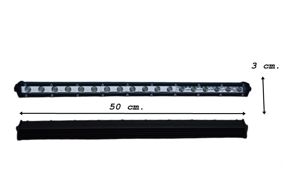 Schmale LED-Lichtleiste – 54 W, 50 cm Länge