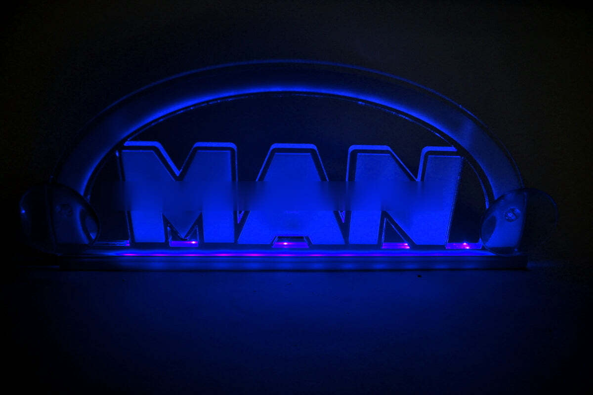 3D емблема подходяща за MAN – диаметър 250 mm