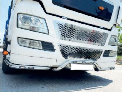 Arceau de protection avant inférieur – 3 pièces, adapté pour MAN E6, inox 60 mm