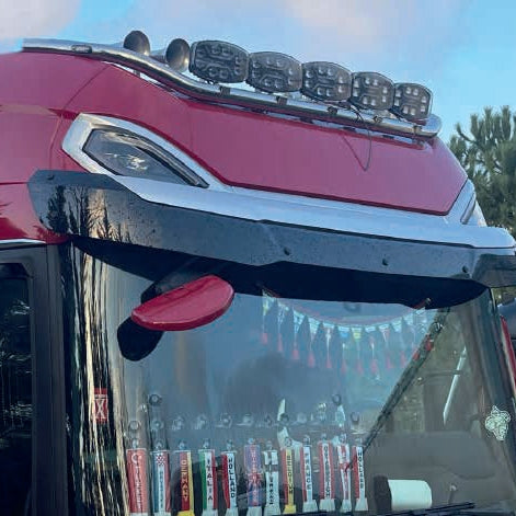 Arceau de cabine supérieur standard – adapté pour DAF XG/XG+, acier inoxydable chromé-nickel