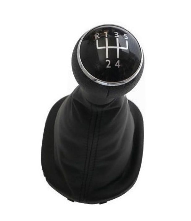 Pommeau de levier 5 vitesses adapté pour VW Caddy/Touran avec soufflet et embase 2003–2011 marche arrière avant 1ère