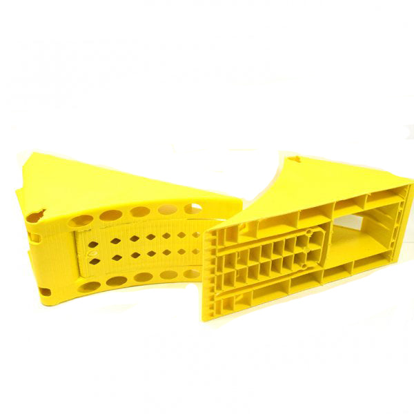 Wheel Chock with Stand, 47.5 cm Tire Contact Length, 28 × 38.5 × 20 cm