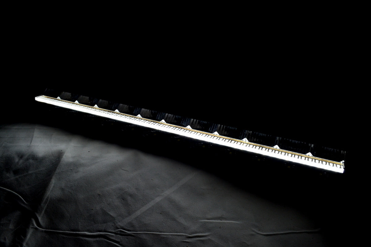 LED лайсна 55 cm, 3 функции, лъч тип Spot, бяла работна светлина, бял/амбър DRL, E-Mark одобрена