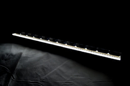 LED лайсна 55 cm, 3 функции, лъч тип Spot, бяла работна светлина, бял/амбър DRL, E-Mark одобрена