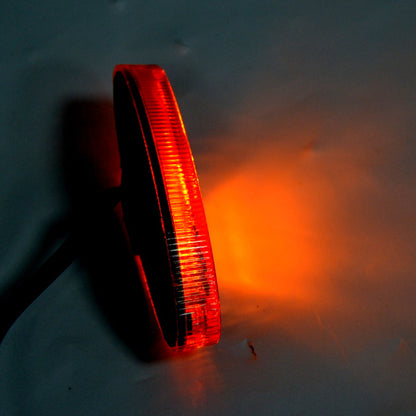 Feu de gabarit LED ovale jaune 12/24 V 2 SMD 101 x 40 x 12 mm