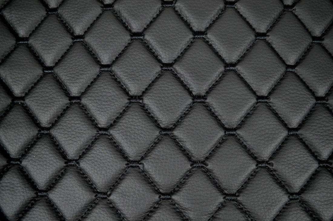 Tapis de sol en cuir synthétique noir – adapté pour Scania S 2016+