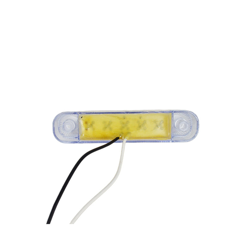 Weiße ovale LED-Umrissleuchte 24V – Positions- und Markierungsleuchte