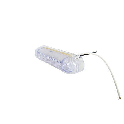 Weiße ovale LED-Umrissleuchte 24V – Positions- und Markierungsleuchte