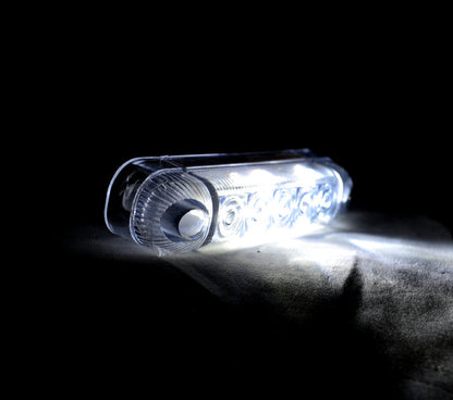 Weiße ovale LED-Umrissleuchte 24V – Positions- und Markierungsleuchte