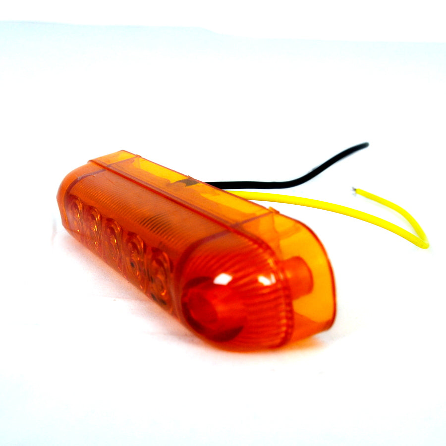 Oval Yellow LED Clearance Light – 24V Marker and Position Lamp