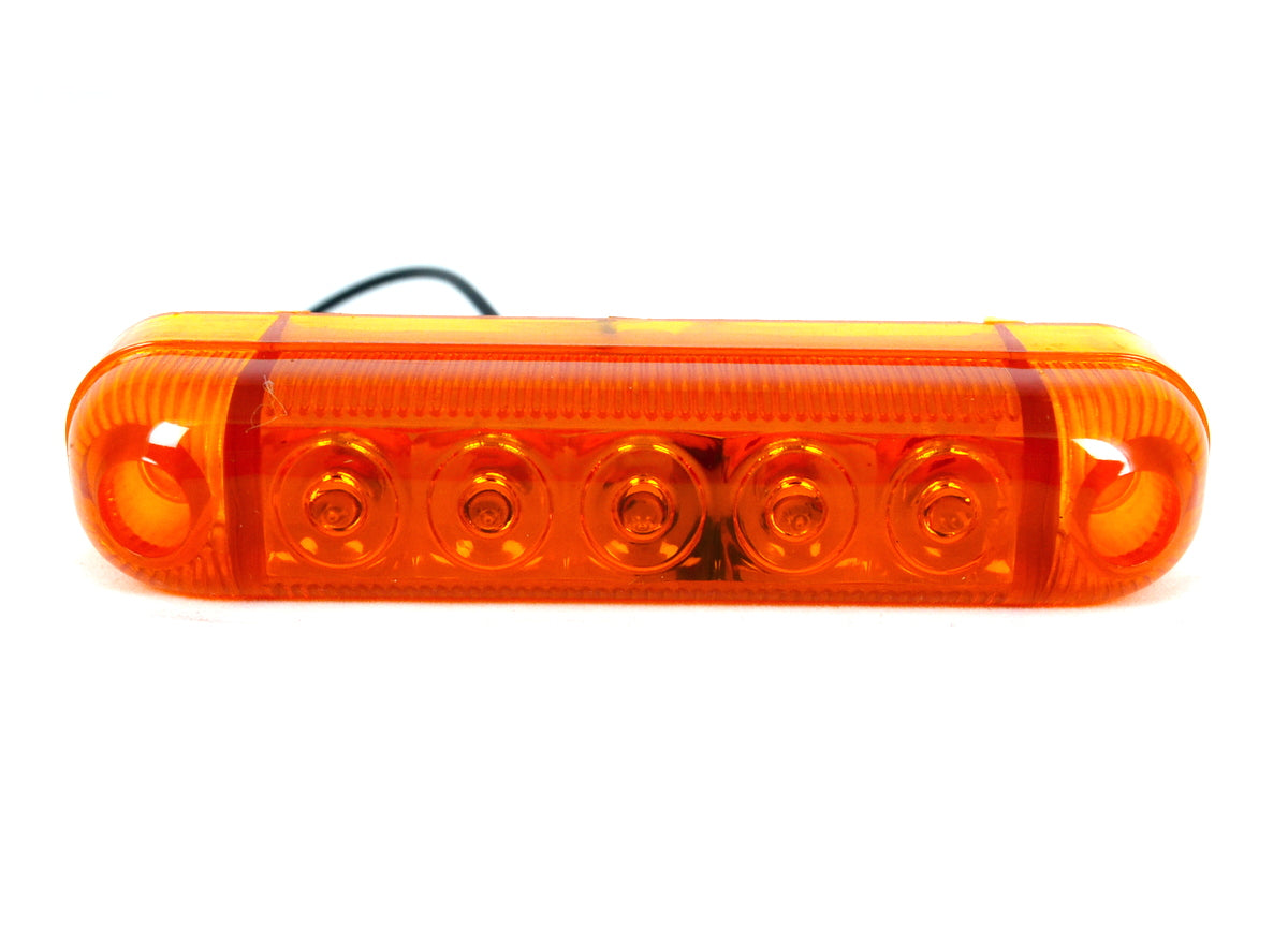 Ovales gelbes LED-Umrisslicht – 24V Markierungs- und Positionsleuchte