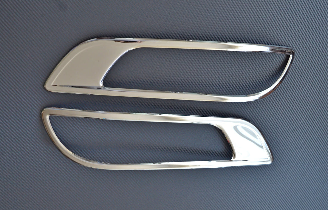 Fog Light Decoration Kit – Polished 304 Stainless Steel, suitable for DAF XF106, 550 x 120 mm